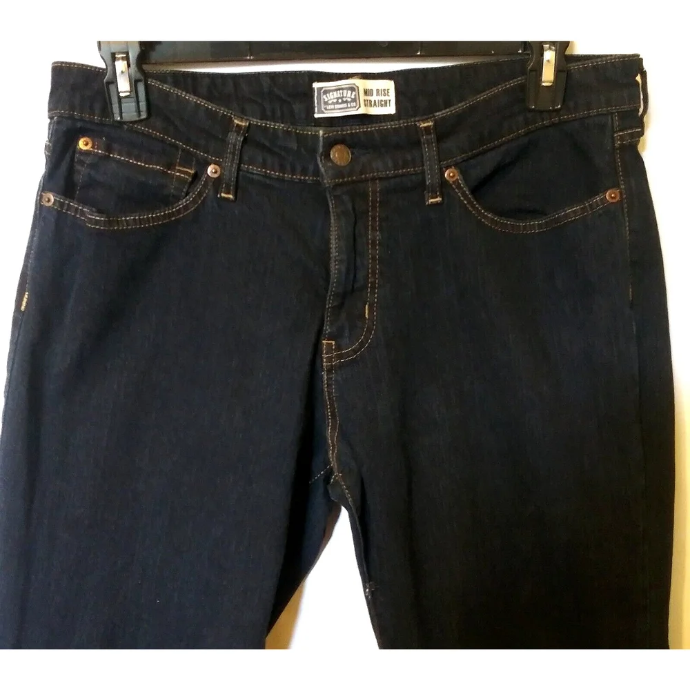 Vtg Levis Mid Rise Jeans Size 16M Stretch Pastel Green Acid Wash Interior- Flaw - Picture 2 of 12